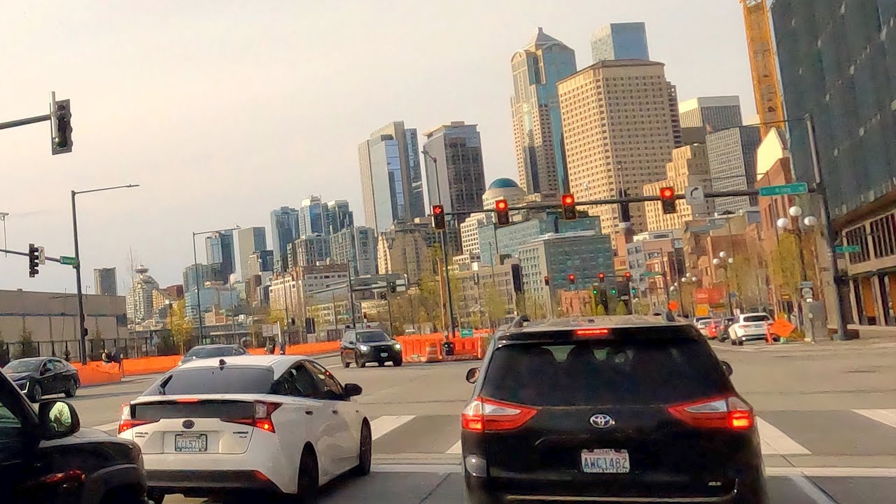Seattle Downtown - 4K Street View