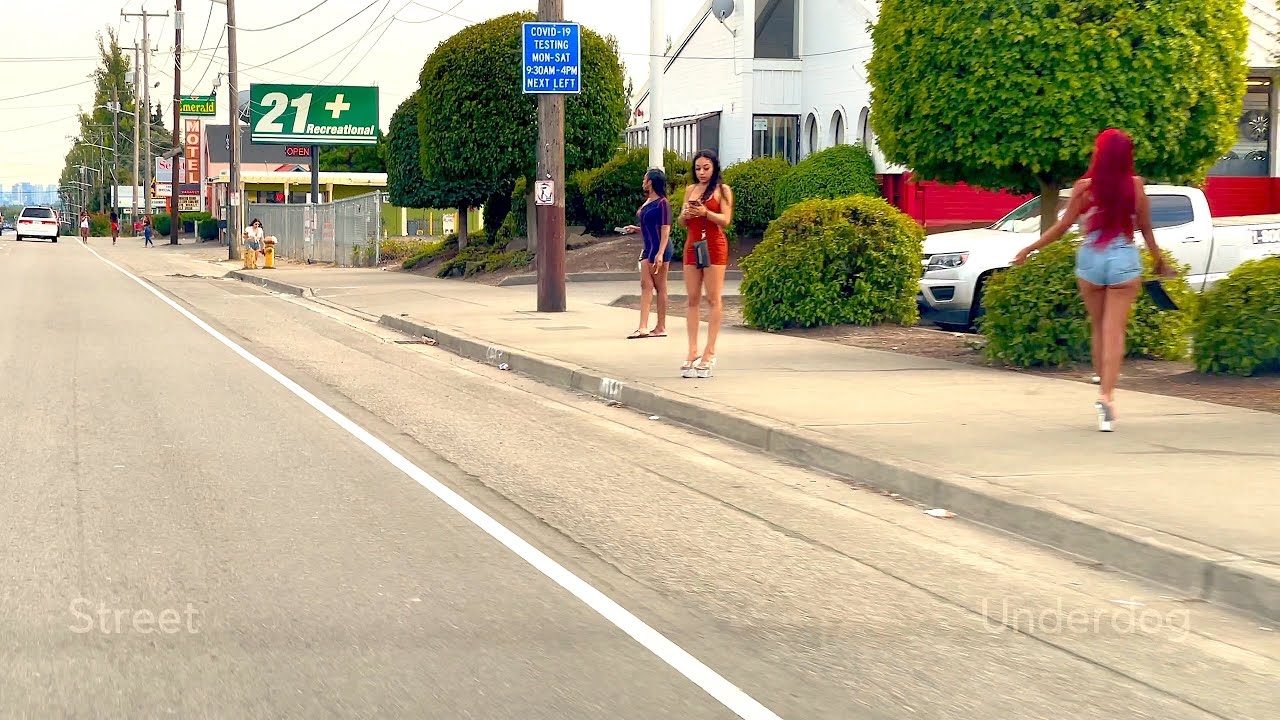 Seattle Street View: An evening stroll on Aurora Ave