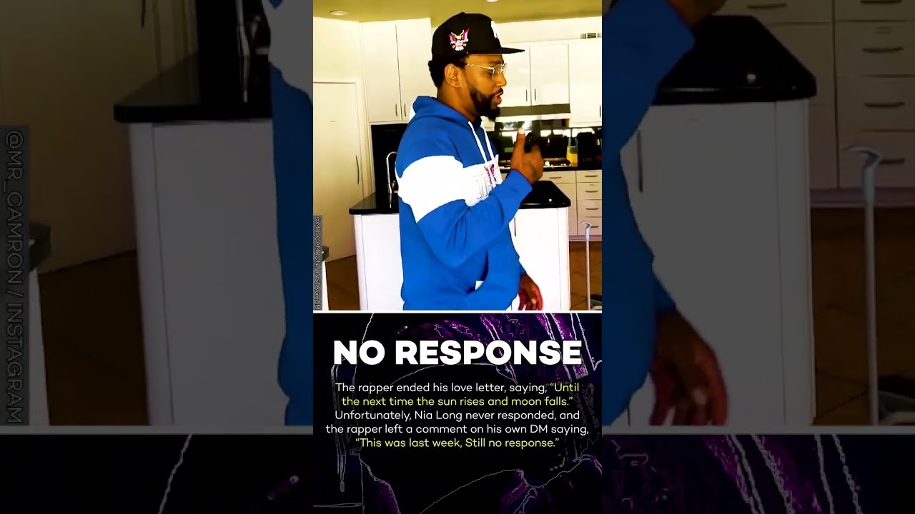 Cam'ron Shoots His Shot at Nia Long, Shares DM He Sent! #shorts