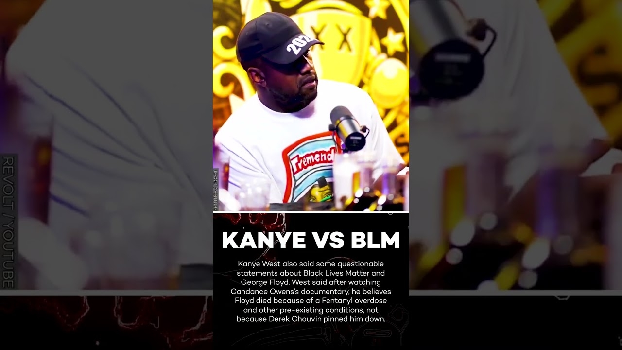Kanye West Blames George Floyd’s Death on Fentanyl, Not Police Officer’s Knee! #shorts