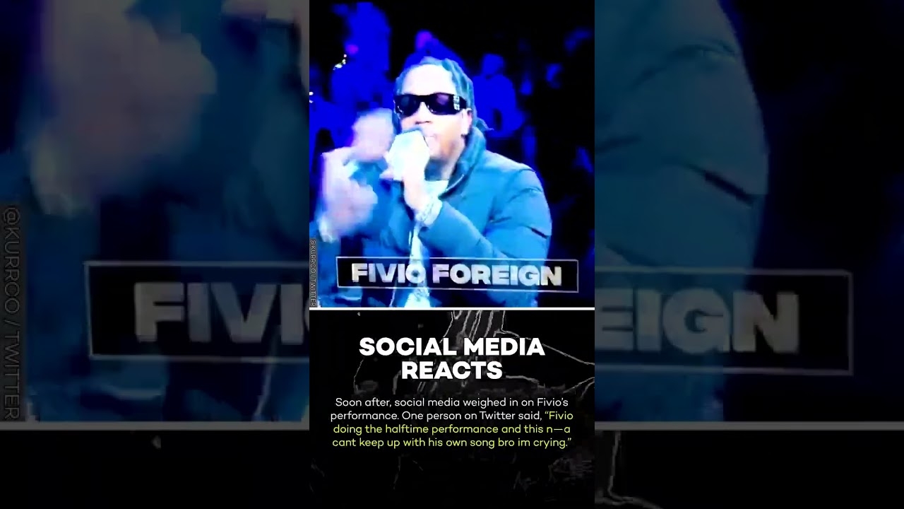 Fivio Foreign Gets Backlash for Terrible Brooklyn Nets Halftime Show! #shorts