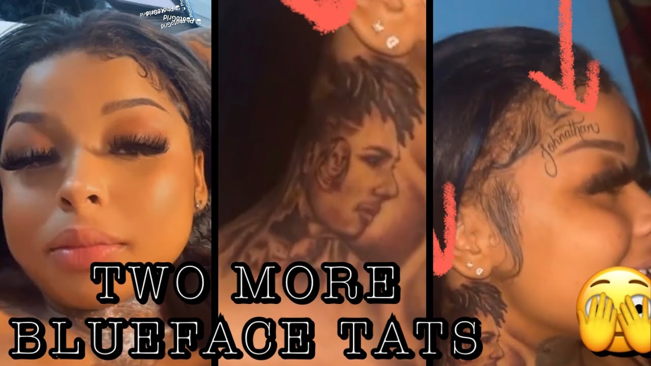 CHRISEAN GETTING ANOTHER TATTOO OF HER DADDY, BLUEFACE
