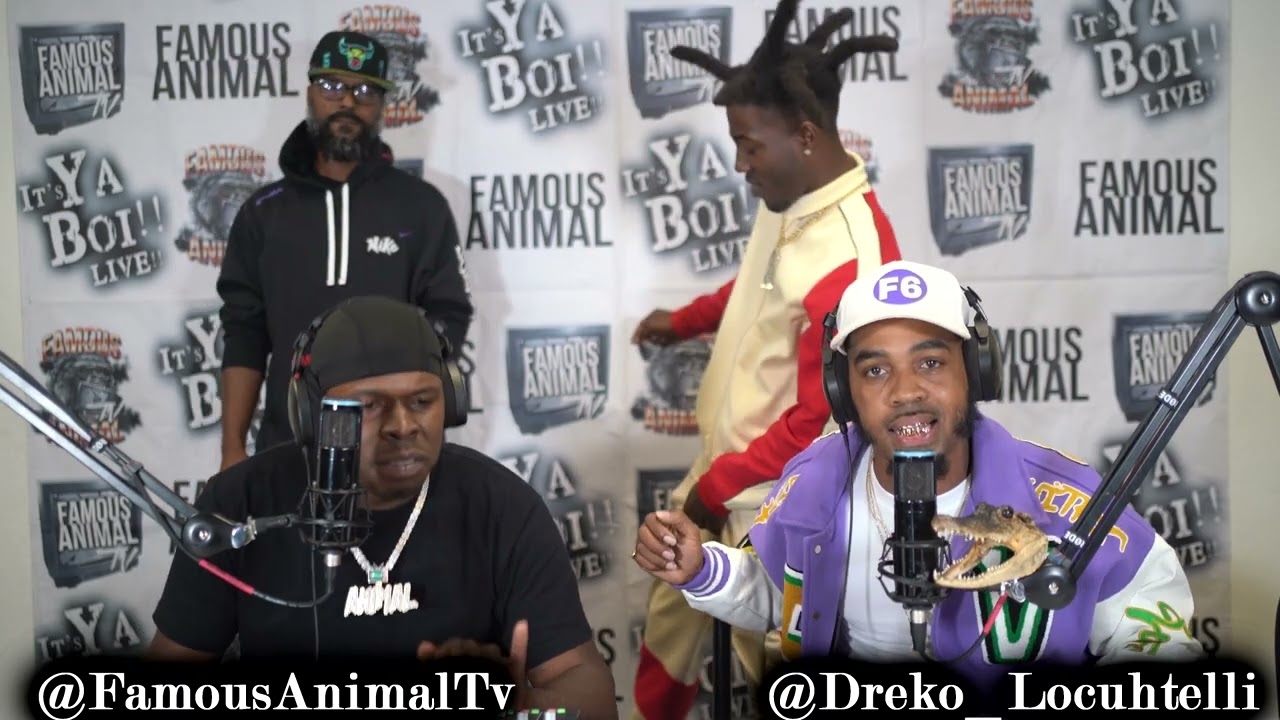 Jacksonville Florida Rapper Dreko Locuhtelli Stops by Drops Hot Freestyle on Famous Animal Tv