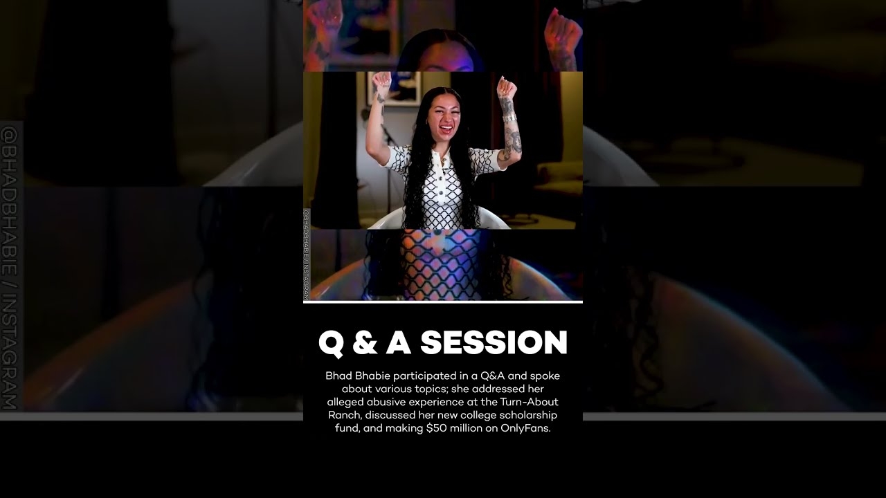 Bhad Bhabie Gives Speech to Oxford University Students about OnlyFans! #shorts
