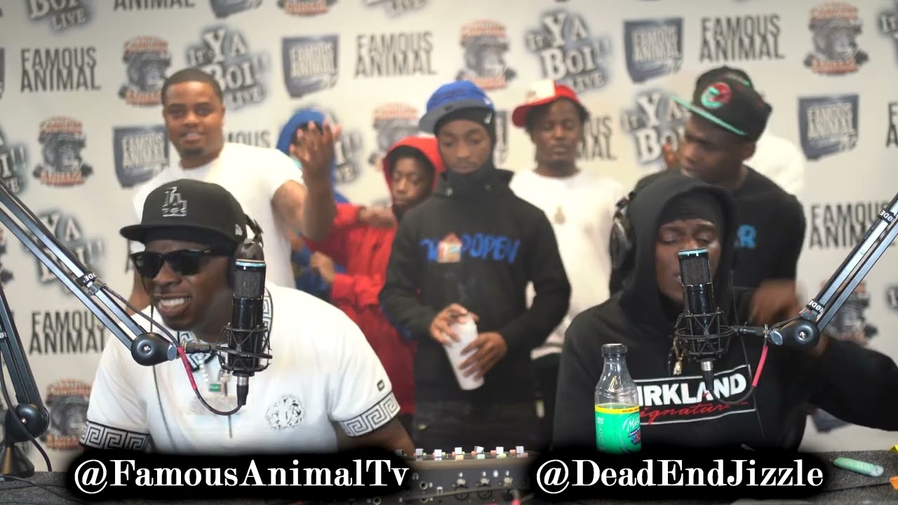 West Memphis Arkansas Rapper DeadEnd Jizzle Stops by Drops Hot Freestyle on Famous Animal Tv