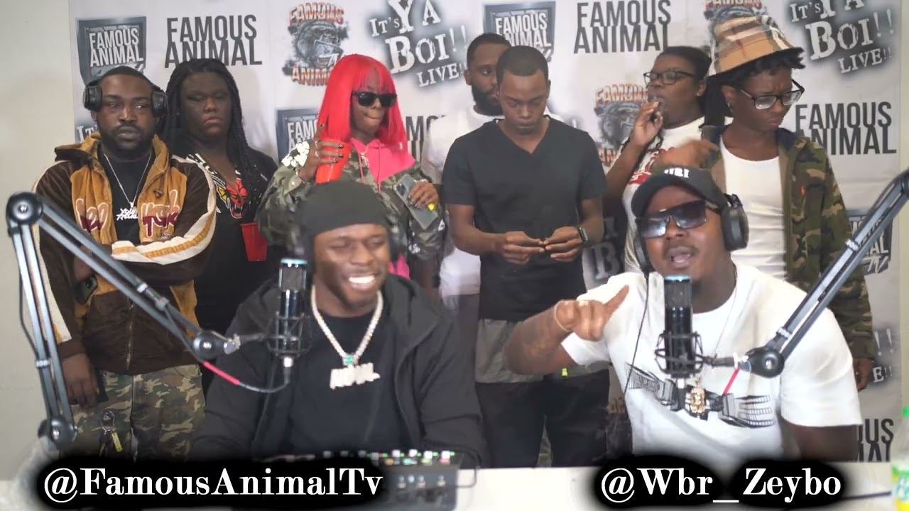 Jacksonville Florida Rapper WBR Zeybo Stops By Drops Hot Freestyle On Famous Animal Tv