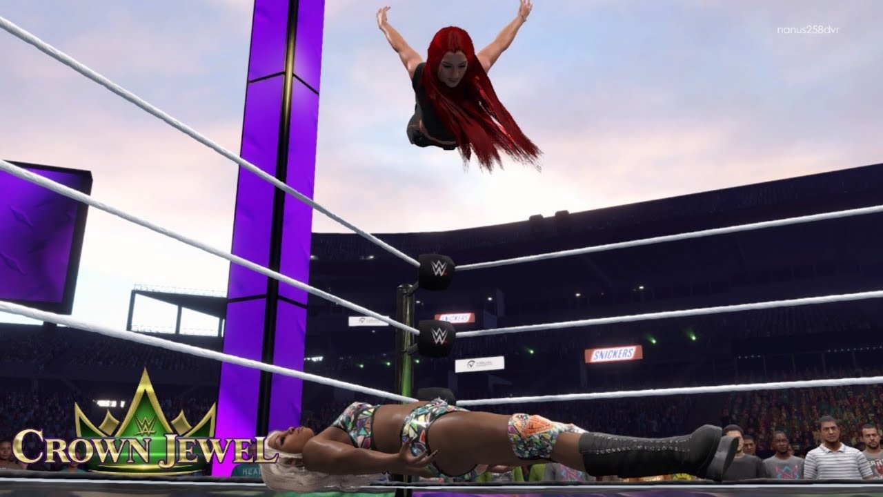 WWE 2K22 CROW JEWEL JADE CARGILL VS ALBA FYRE-NXT WOMEN'S CHAMPIONSHIP MATCH