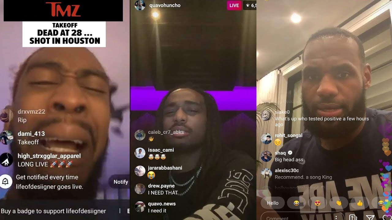 Sports and Music Stars React to Takeoff Death