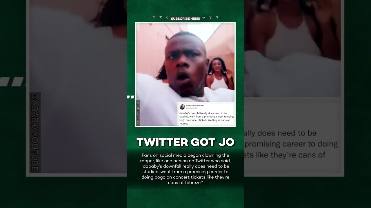 DaBaby Clowned for Selling Buy One, Get One Free Concert Tickets! #shorts