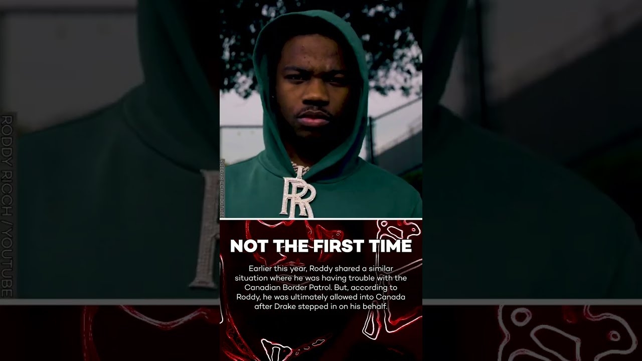 Roddy Ricch Denied Entry into Canada After Being 'Harassed' at Border! #shorts