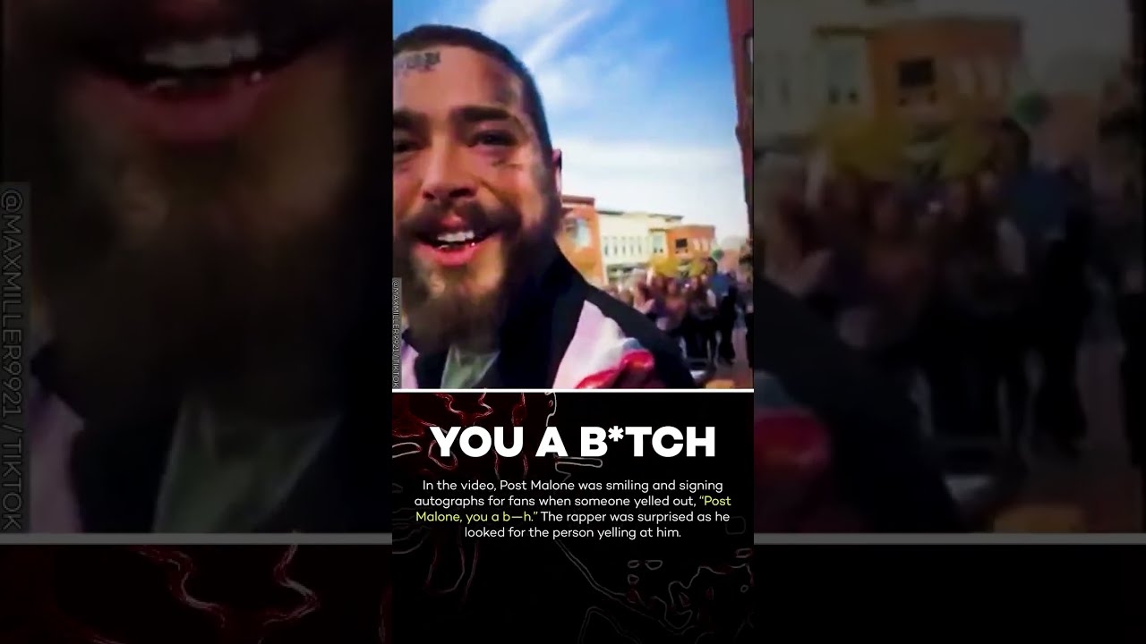 Post Malone Gets Called A "B*tch" During Meet & Greet! #shorts