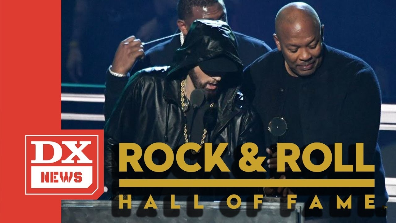 EMINEM Inducted Into Rock & Roll Hall of Fame By Dr.Dre