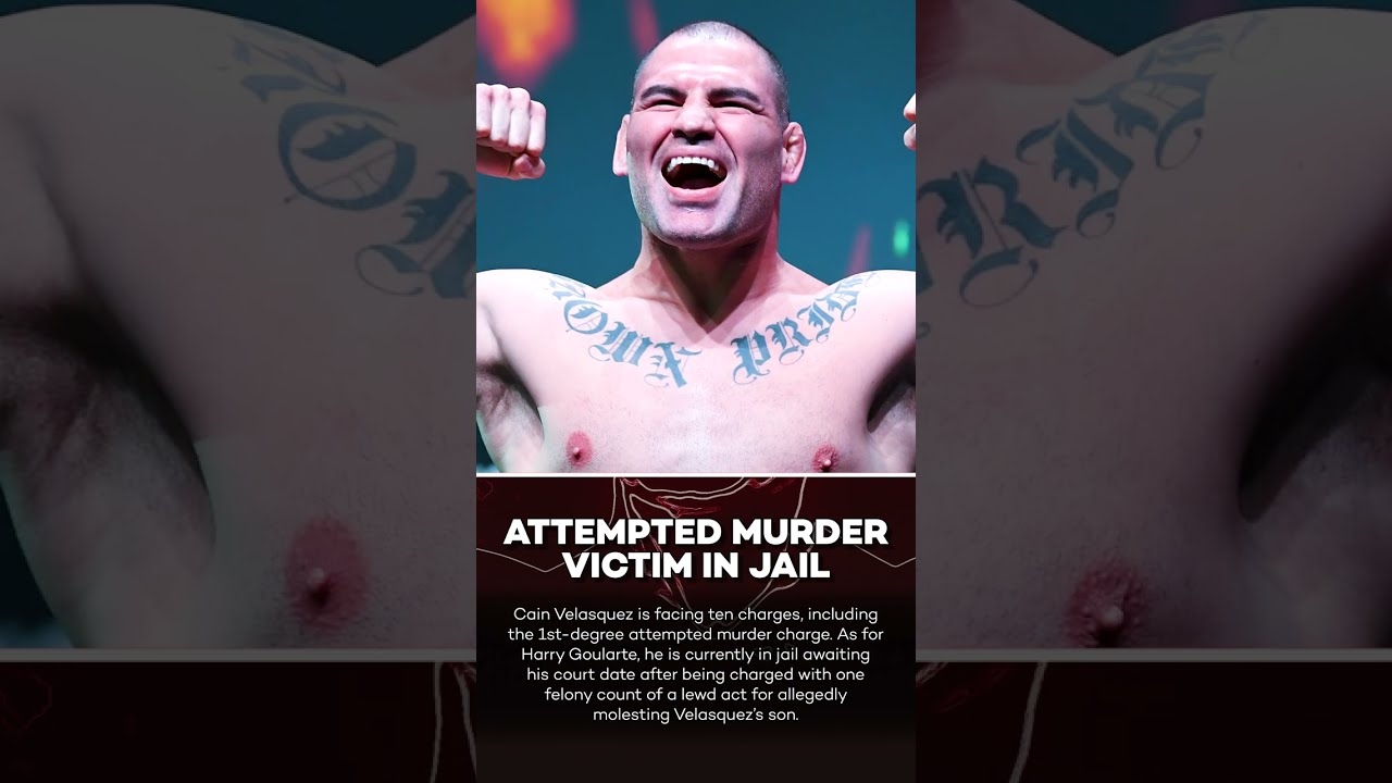 Cain Velasquez Out on $1M bail in Attempted Murder Case! #shorts