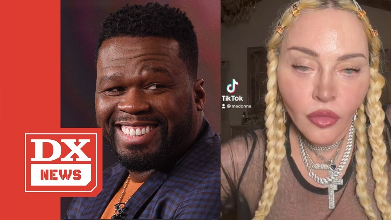 50 CENT CLOWNS Madonna For Making Strange Rap Tik Toks At 64 Years Old