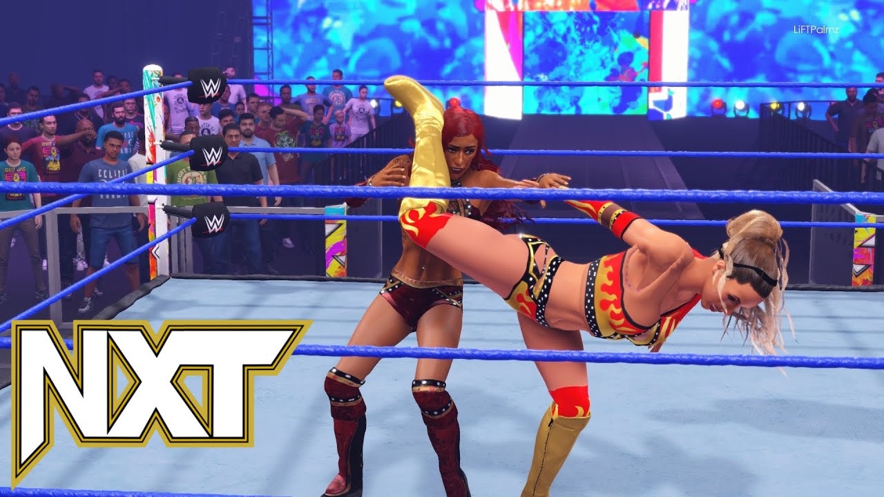 WWE 2K22 NXT VXT VS The Baddies W/ Jade Cargill - NXT Womens Tag Team Championship Match