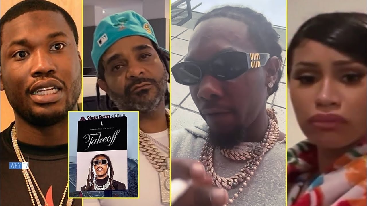 Cardi B, Offset, And More Sending Last Words To Takeoff, Meek Mill Apologizes For Missing Funeral