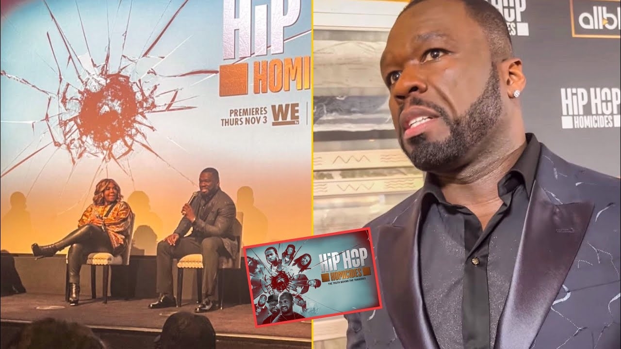 50 Cent Talks About Pnb Rock, Takeoff At His New Movie ‘Hop Hop H0micides’ Premiere In NY