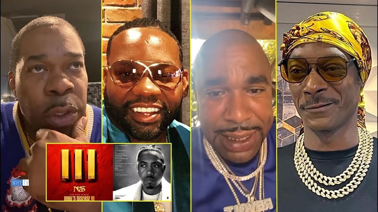 Rappers Reaction To Nas New Album 'King's Disease III' Release 'Busta Rhymes, Nore And More'