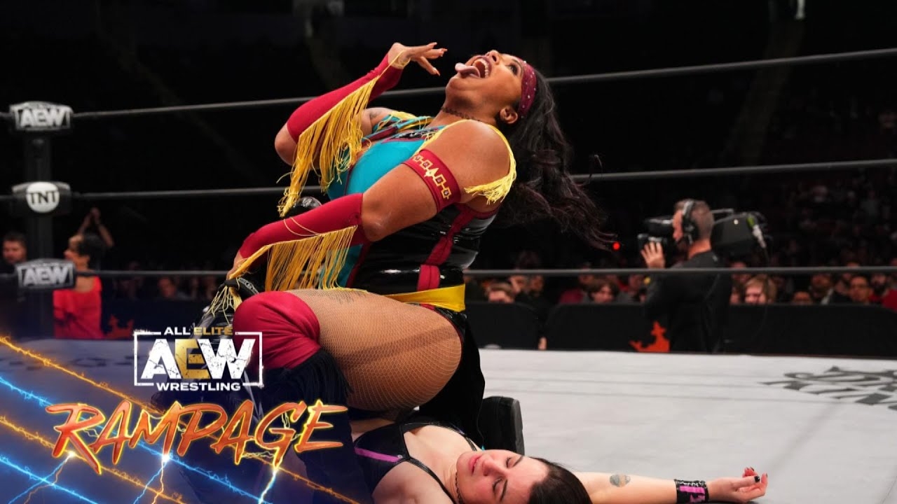 Nyla Rose Continues to do her Best TBS Champion Impression | AEW Rampage, 11/11/22
