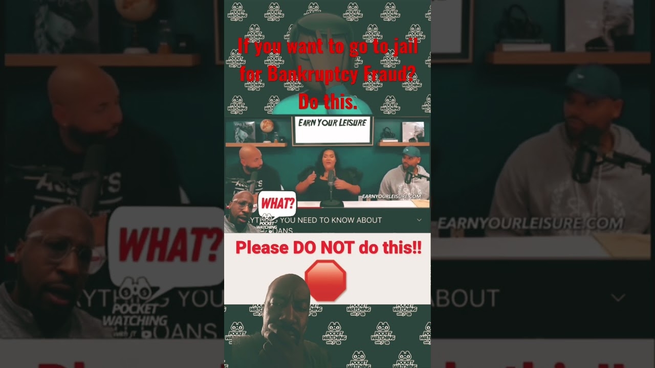@Pocket Watching with JT Keep dropping  #gems @Earn Your Leisure  #bankruptcy #fraud