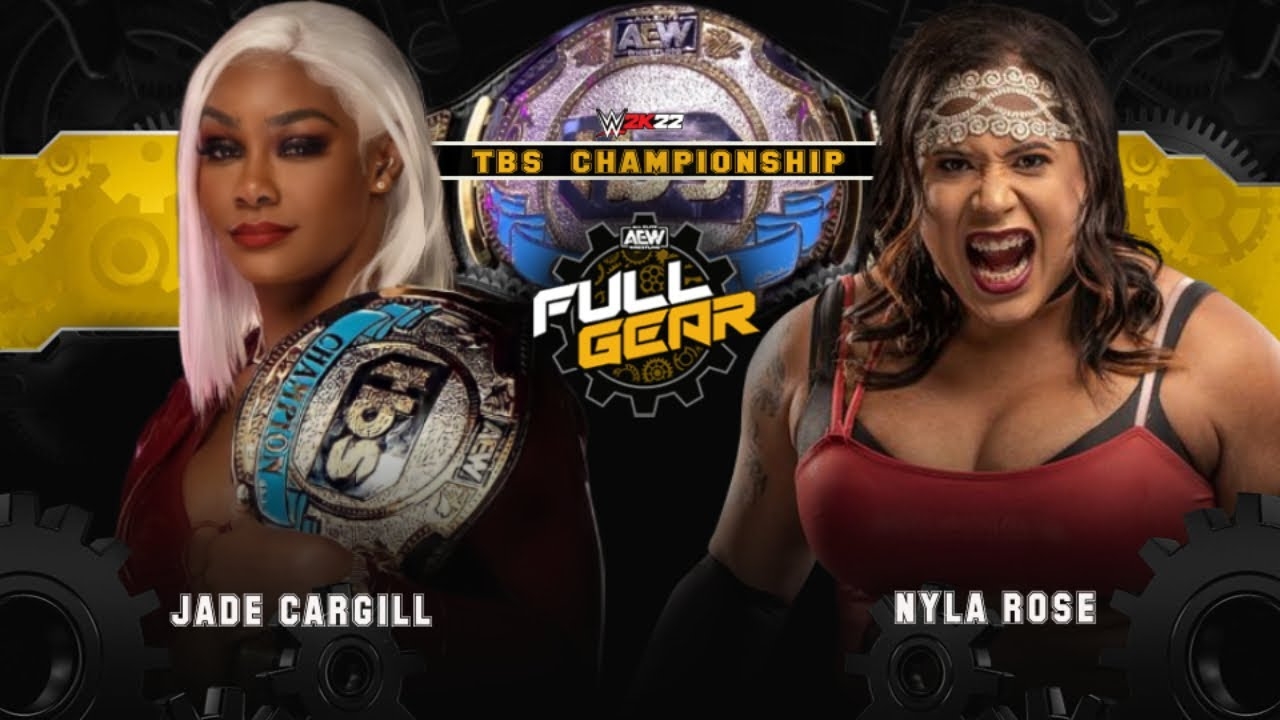 WWE 2K22 (PS5) Jade Cargill vs Nyla Rose (TBS Championship)
