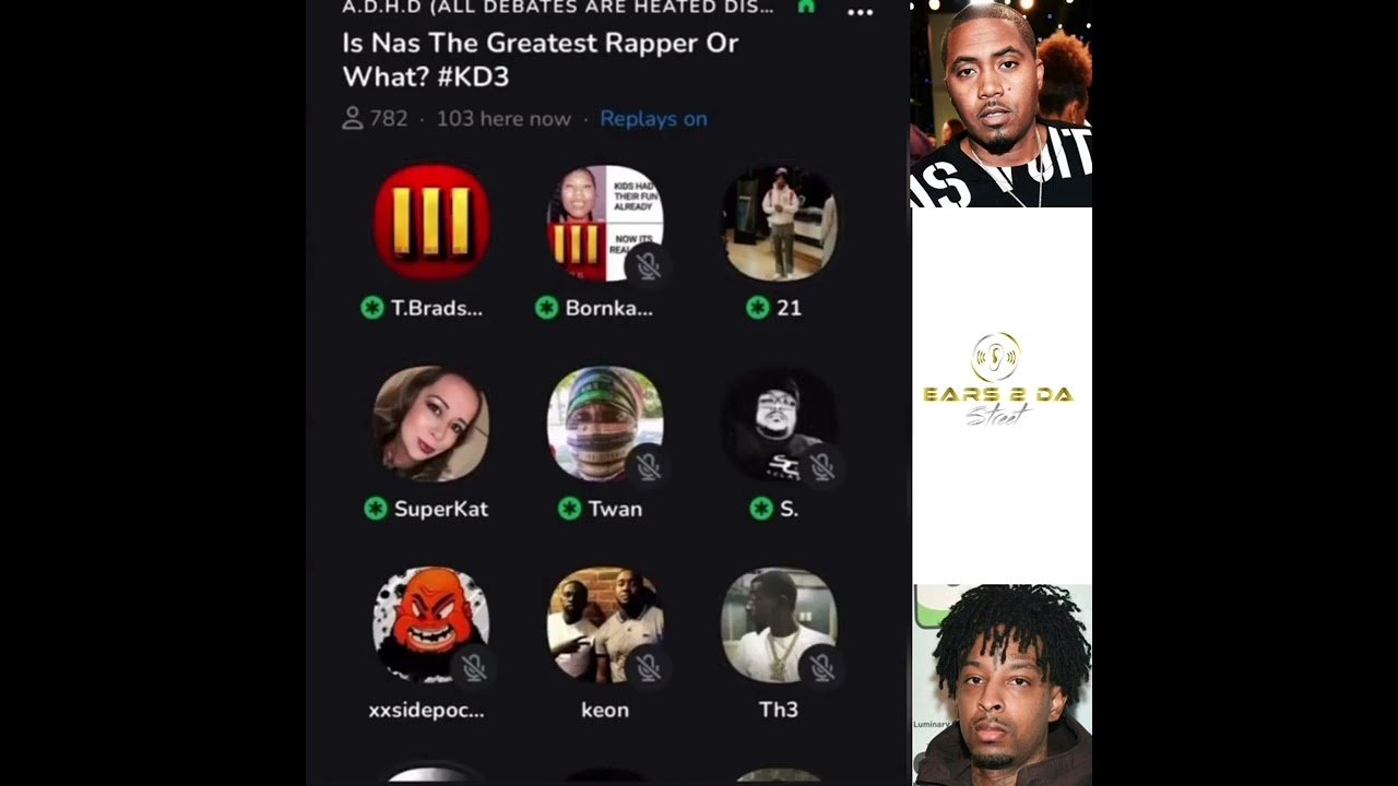 21 Savage says Nas is not relevant.  He just has a fan base and makes good music #ears2dastreethg