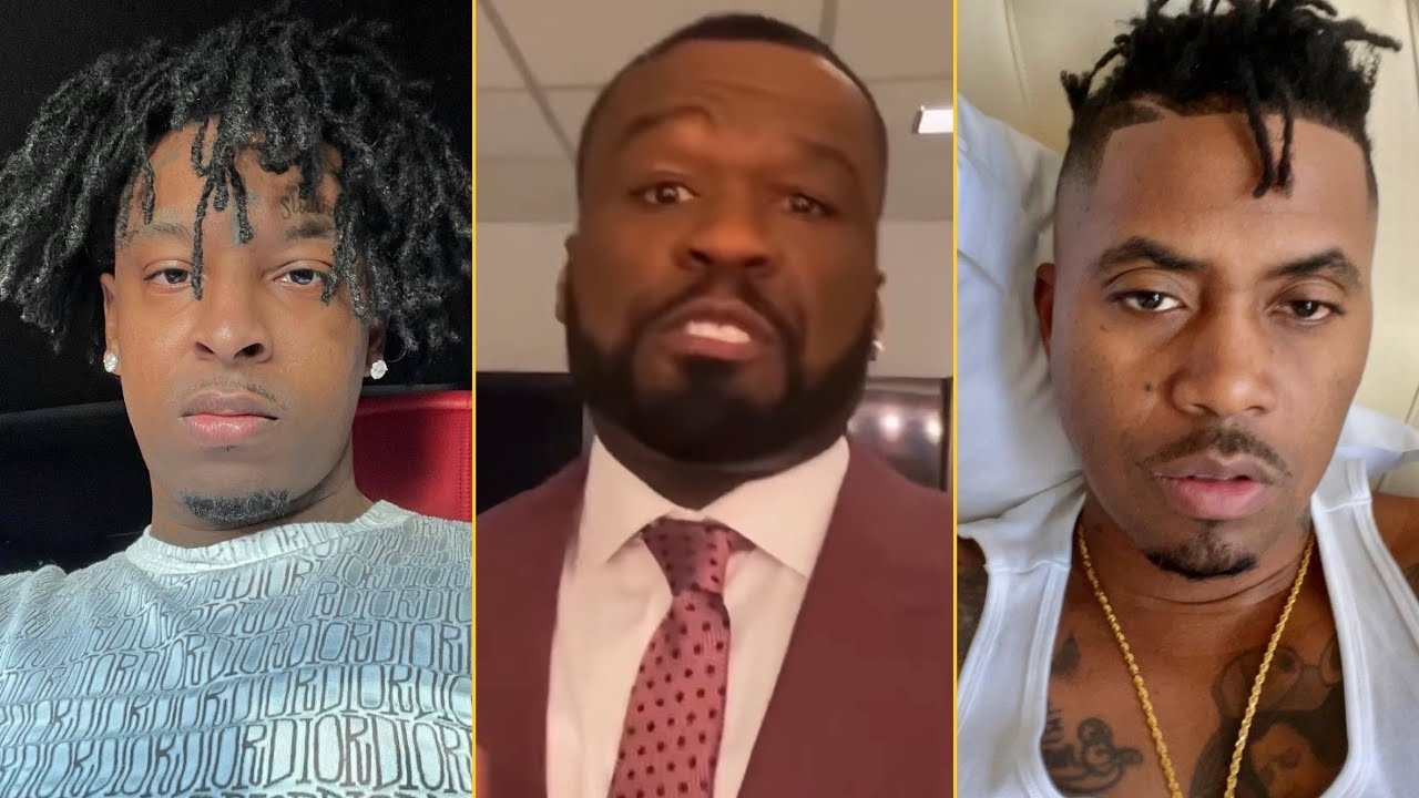 50 Cent Defends Nas From 21 Savage And Gives Him Advice ‘Never Play With Nas, It’s Dangerous Boy’