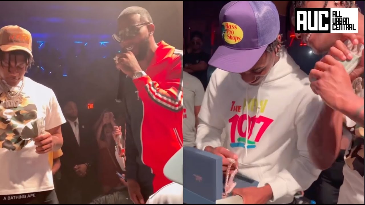 Gucci Mane Signs New Artist In The Middle Of Club Blesses Him With 1017 Chain