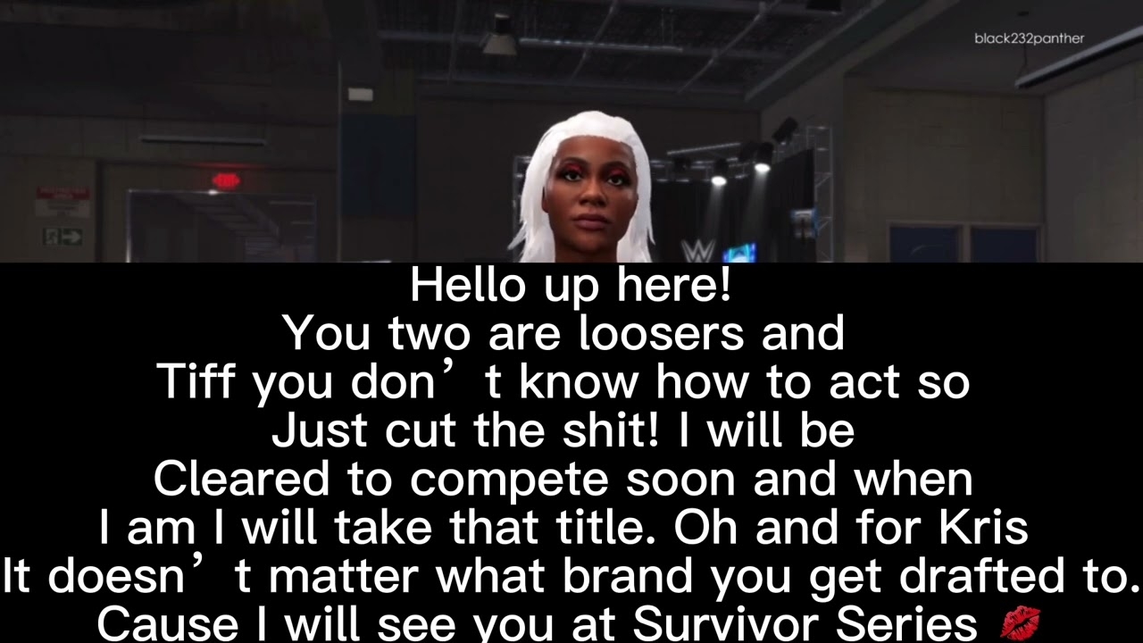 WWE2K22| NXT KRIS AND TIFFANY’S FACE TO FACE IS INTERRUPTED BY JADE CARGILL