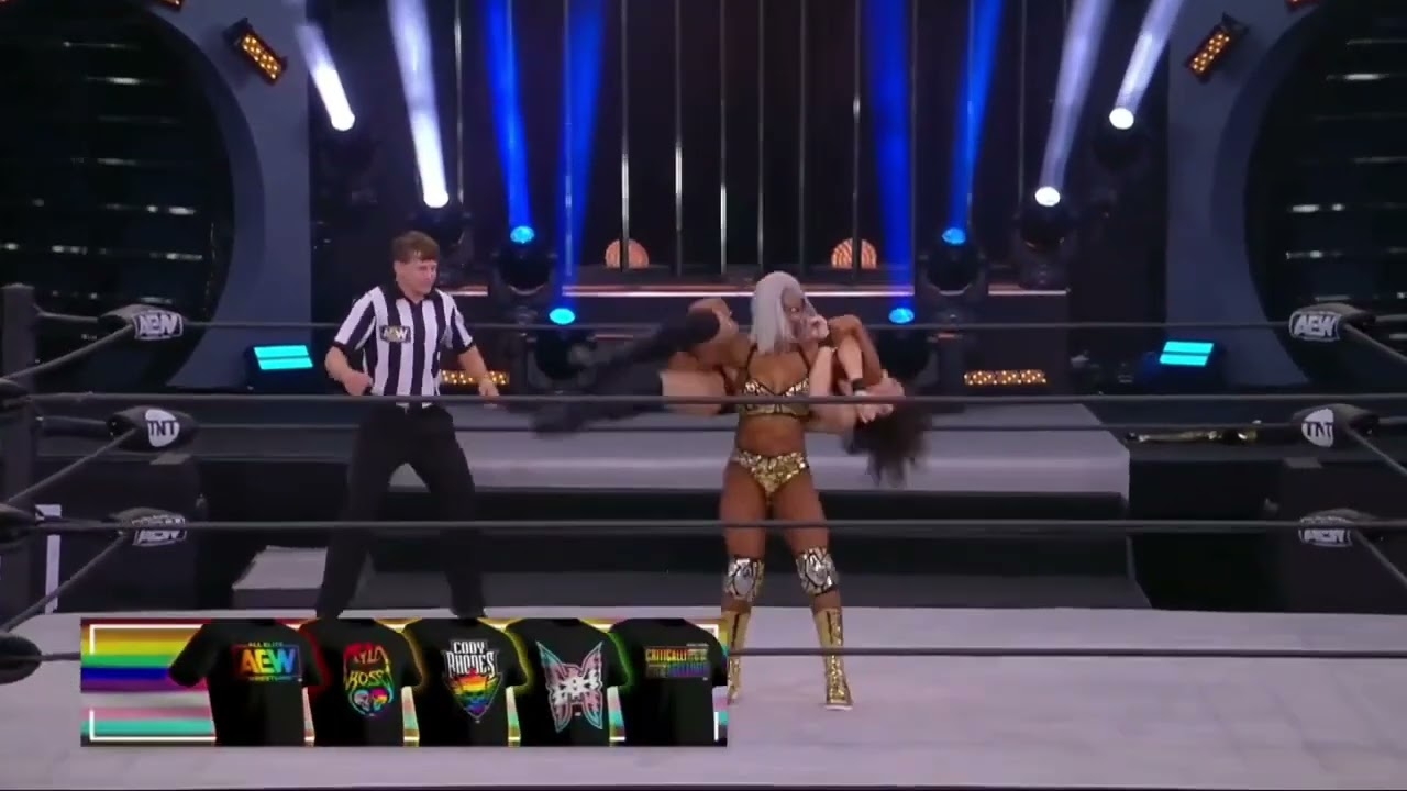 Jade Cargill  Samoan Drop on Robyn Renegade