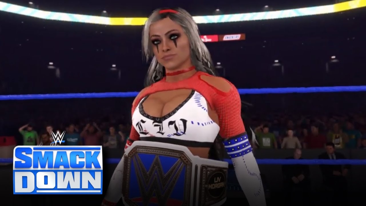 WWE 2K22 SMACKDOWN LIV MORGAN HAVE SOMETHING TO SAY TO JADE CARGILL & SHOTZI