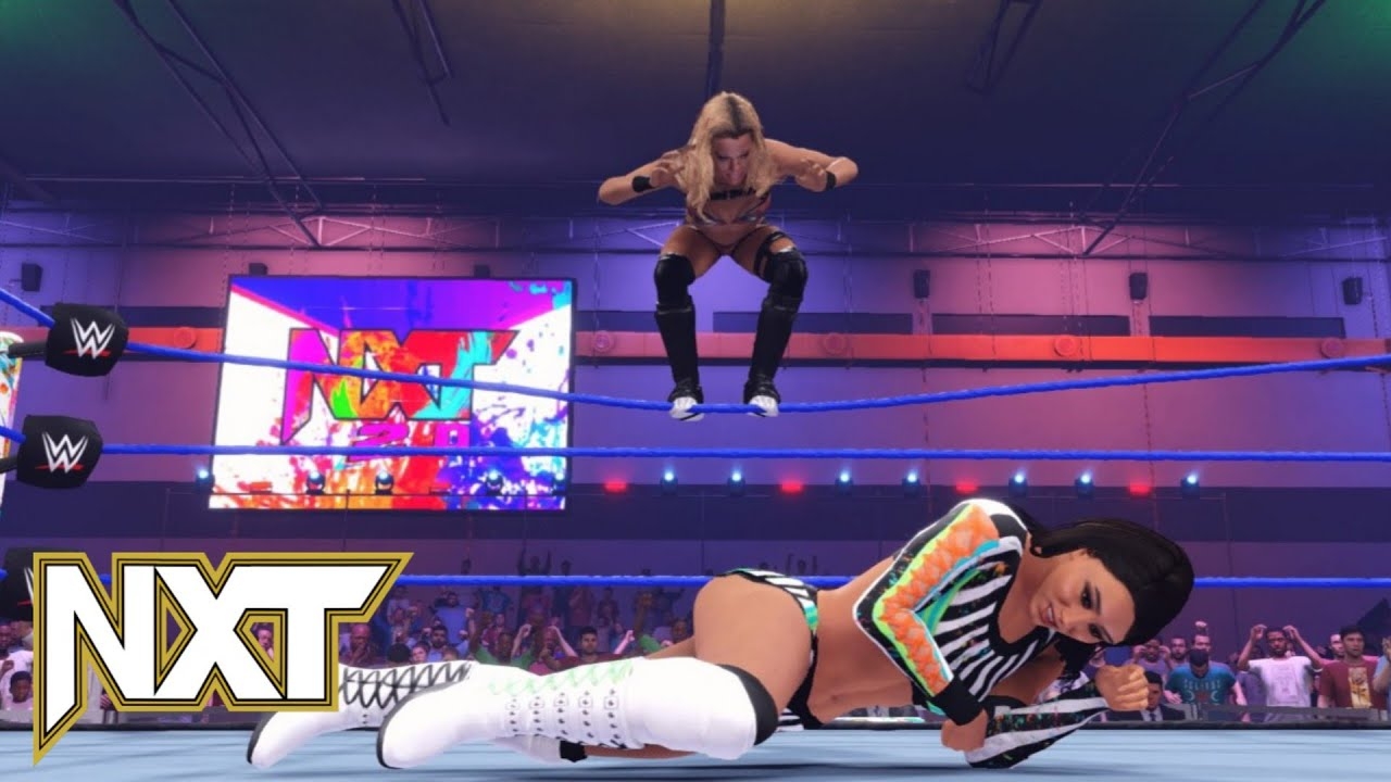 WWE 2K22 NXT ZOEY STARK VS ROXANNE PEREZ (WINNER FACES JADE CARGILL TWO WEEKS AWAY)