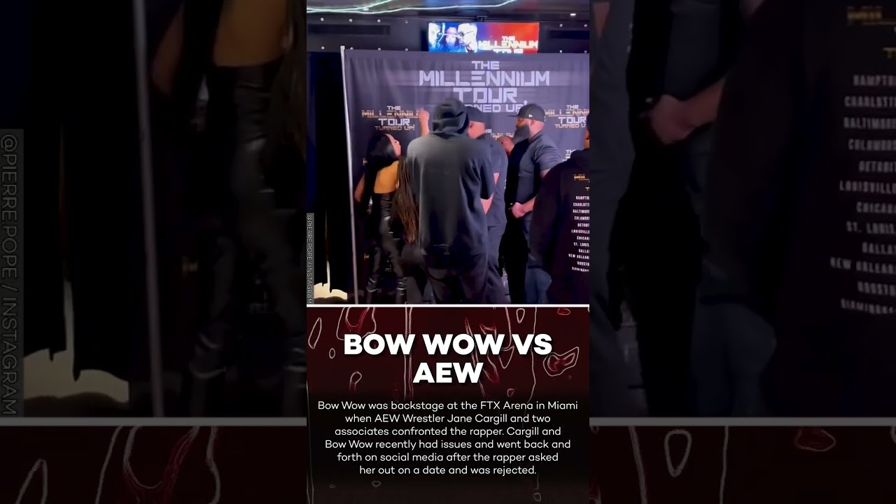 Bow Wow Gets Confronted by AEW Wrestler Jade Cargill Backstage at Concert! #shorts