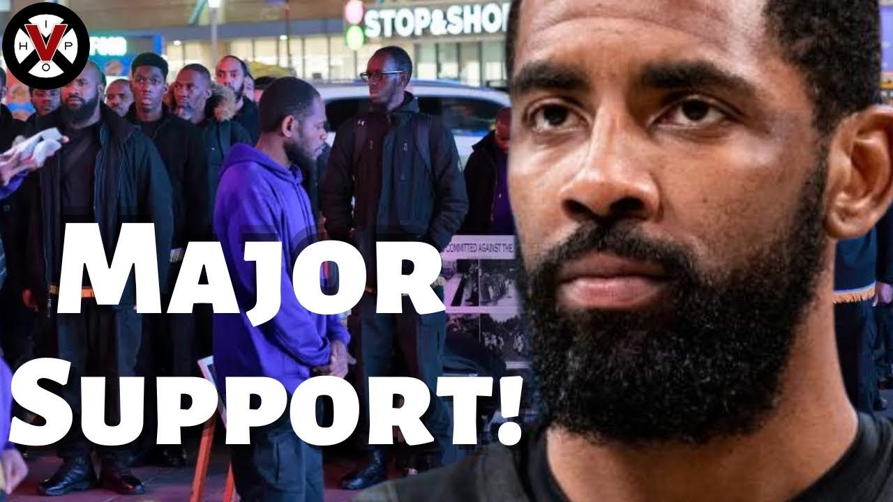 Brothers From The IUIC TAKEOVER The Barclays Center In Support Of Kyrie!