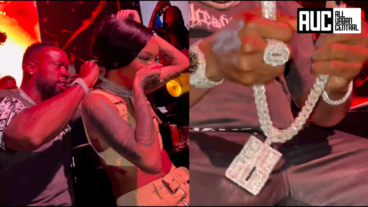 Gloriilla Gets Emotional After Yo Gotti Blesses Her With A BIG GLO Chain