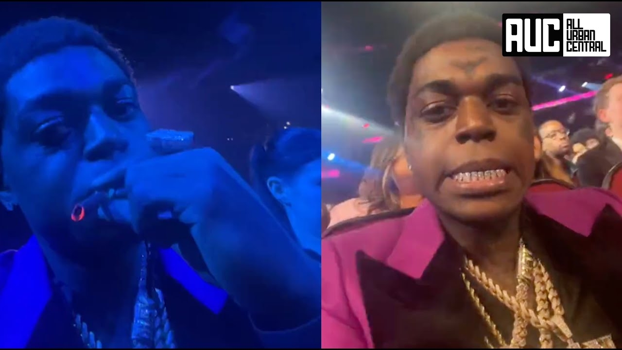 Kodak Black Recording Off A Potato While Smoking A Black At AMA Awards