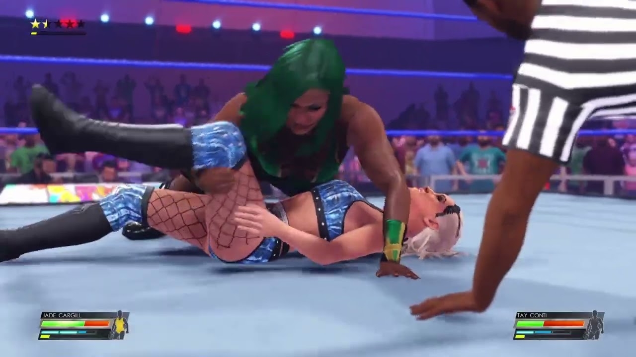 WWE2K22 NXT JADE CARGILL VS TAY MELO