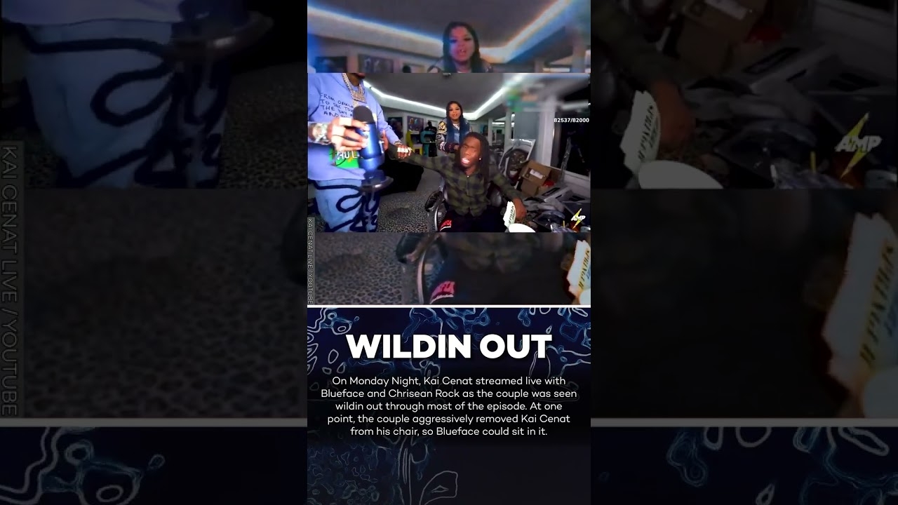 Chrisean Rock Puts A Hole In Kai Cenat’s Wall During Twitch Stream! #shorts