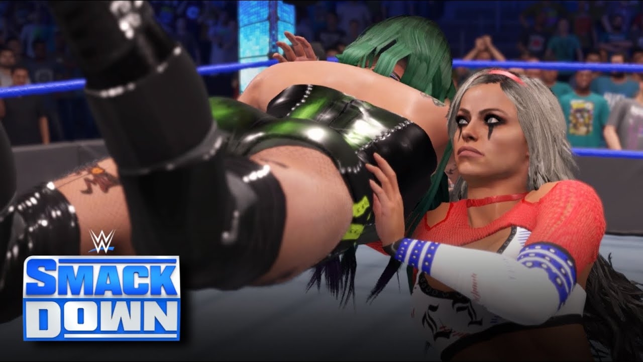 WWE 2K22 SMACKDOWN LIV MORGAN VS SHOTZI (JADE CARGILL AT RINGSIDE)