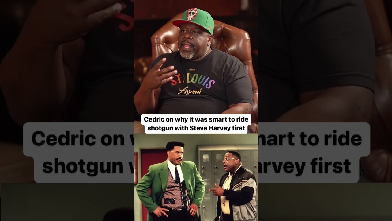 Cedric the Entertainer on why it was smart to ride shotgun with Steve Harvey | #shorts