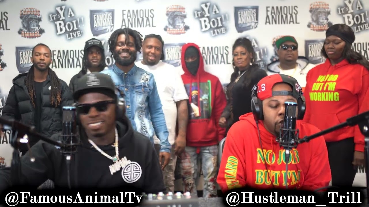 Memphis Rapper HustleMan Trill Stops by Drops Hot Freestyle on Famous Animal Tv