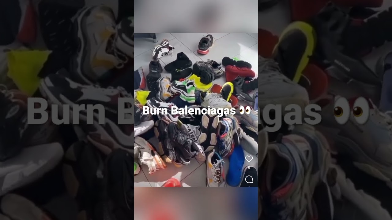 @omiinahellcatverified Burning All His ￼Balenciagas