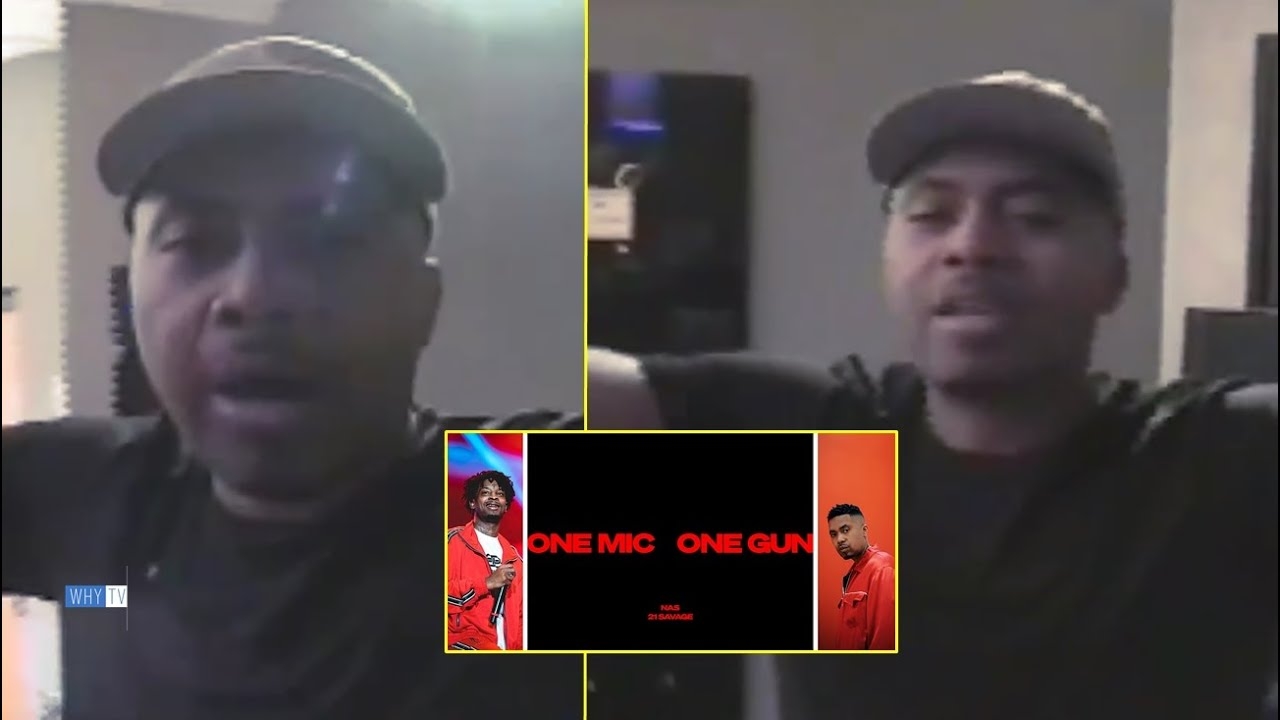 Nas Recording His New Song In Studio With 21 Savage And Hit-Boy 'More Nas & 21 Collabs On The Way'