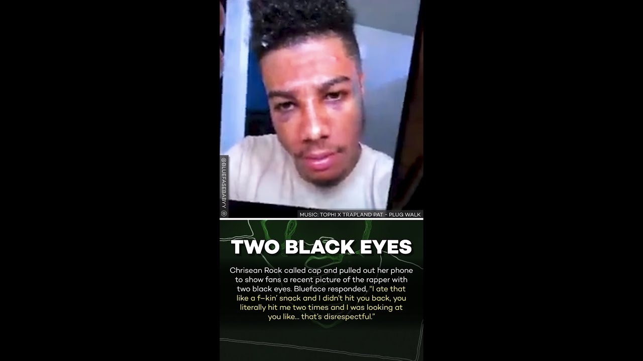 Chrisean Rock Brags About Giving Blueface 2 Black Eyes! #shorts