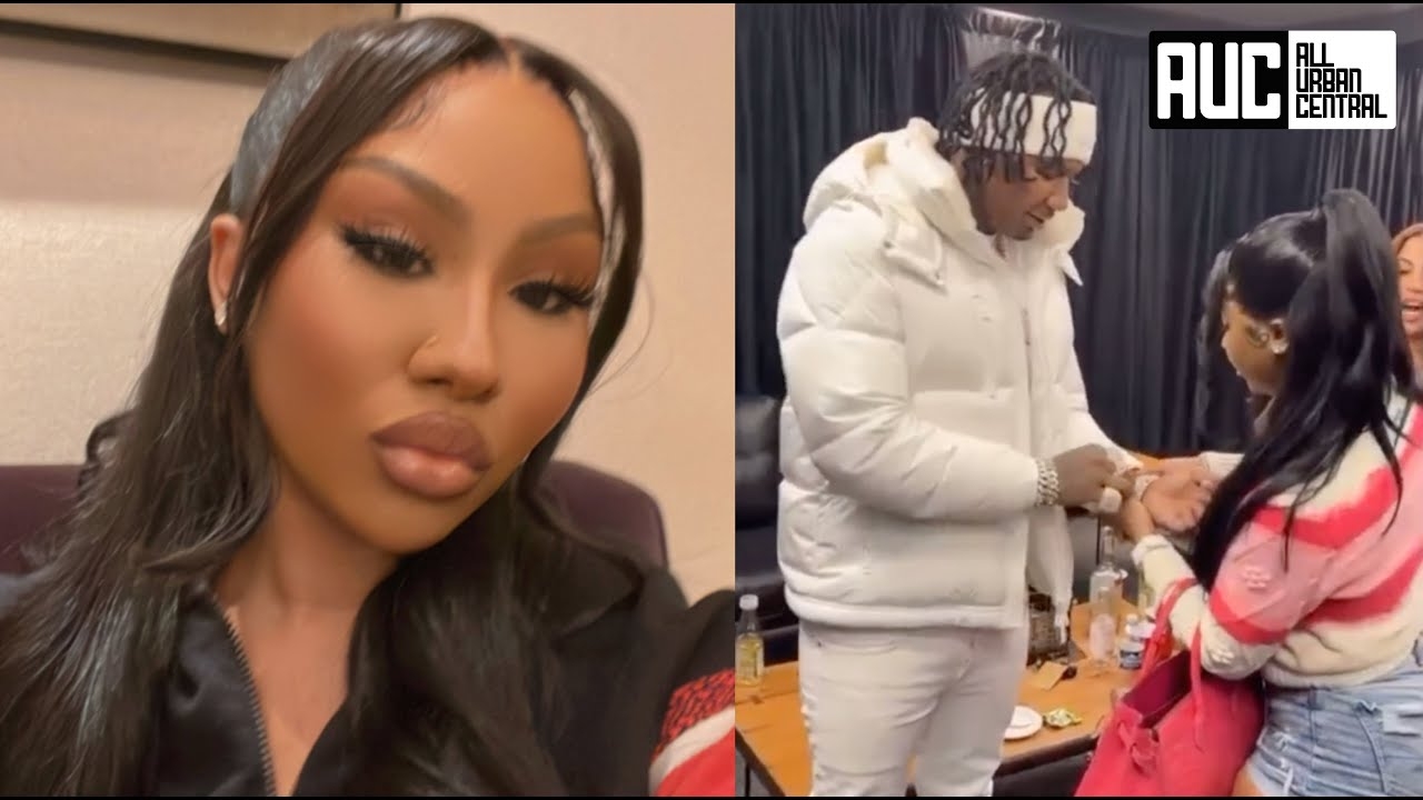 Ari Goes Off After Groupie Tries To Hug Moneybagg Yo Backstage