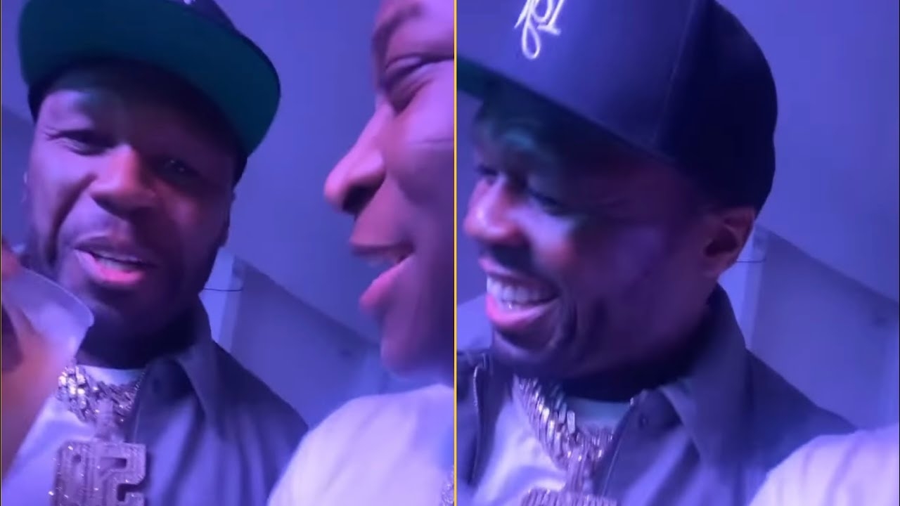 50 Cent Clowning To O.T. Genasis In Miami Club 'We Outside Bro, Miami Loves You'