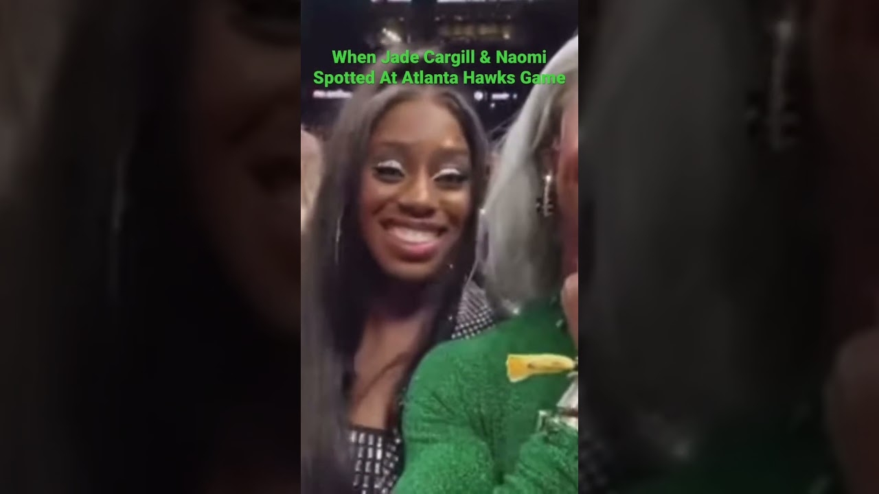 Jade Cargill & Naomi Spot @NBA Atlanta Hawks Game #shorts
