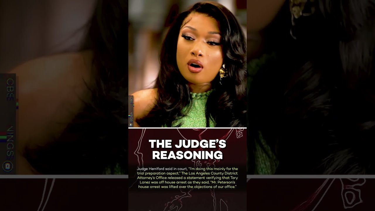 Tory Lanez Released From House Arrest As Megan Thee Stallion Trial Begins! #shorts