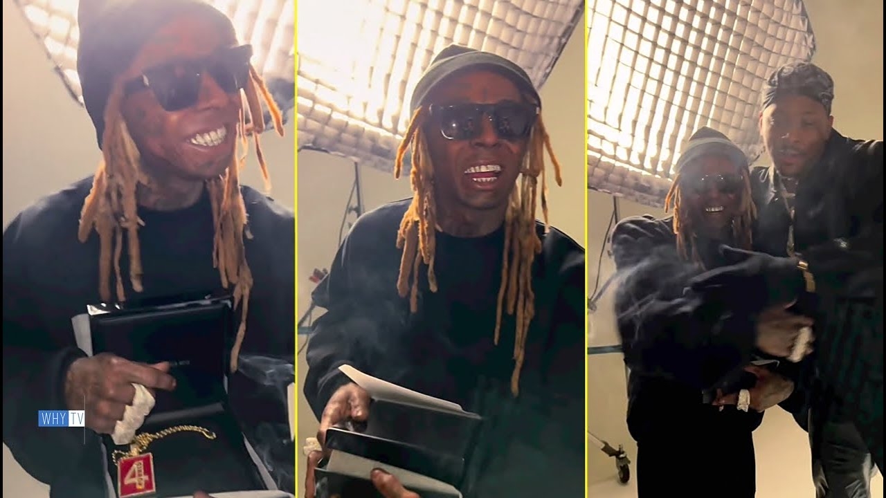 YG Meets Lil Wayne And Gifts 4Hunnid Chain Which Costs $200,000 'Wayne You Are My Fav Rapper'