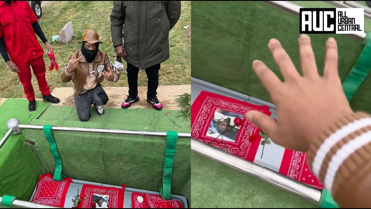 YN Jay Wears A Shiesty Mask Refuses To Cry At His Brothers Funeral